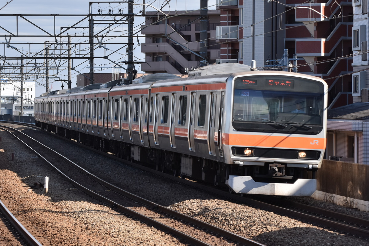 JR東日本 京葉車両センター E231系 ケヨMU33編成