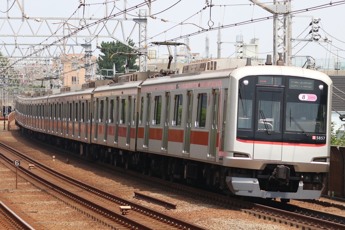 東急電鉄 元住吉検車区 5050系 5157F