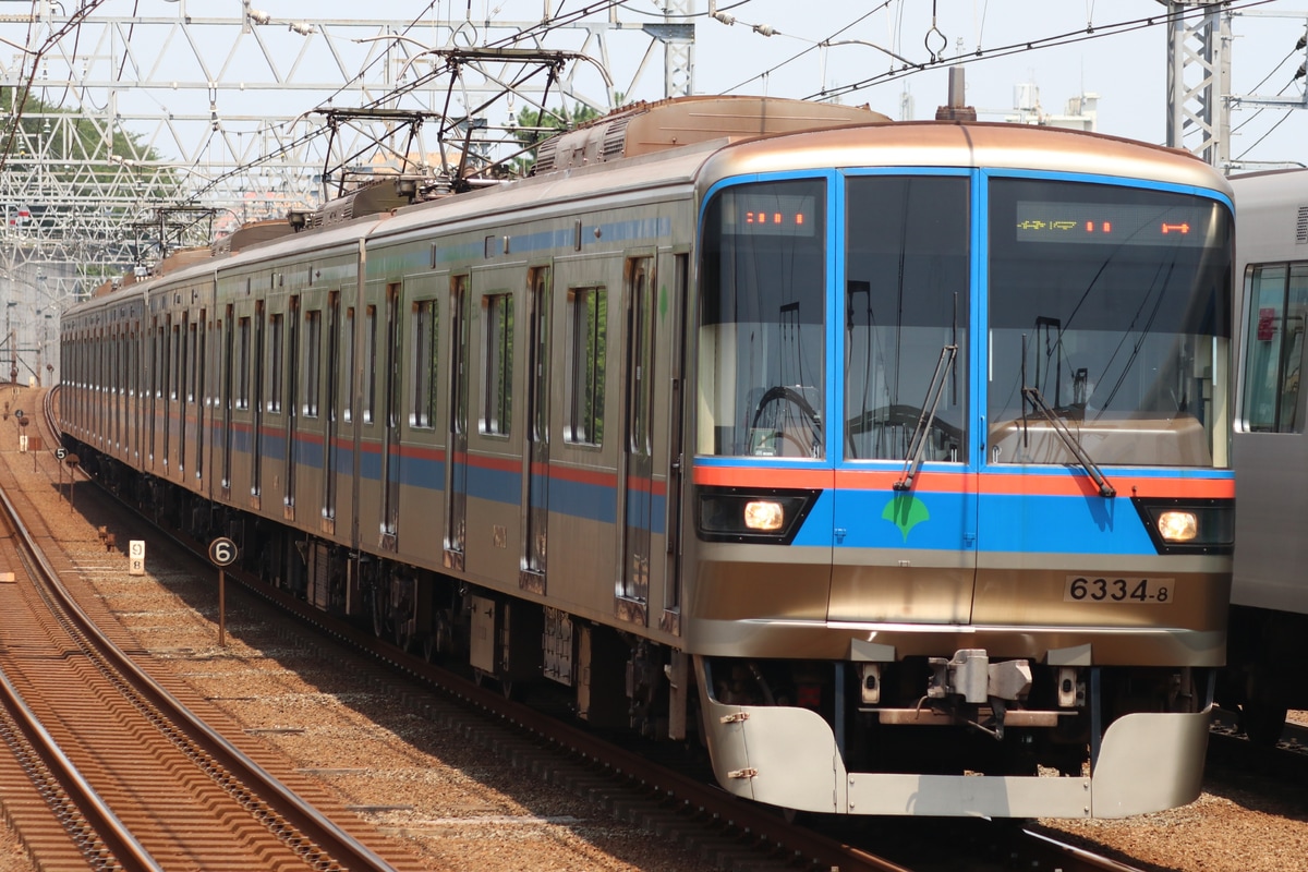 東京都交通局 志村検車場 6300形 6334F