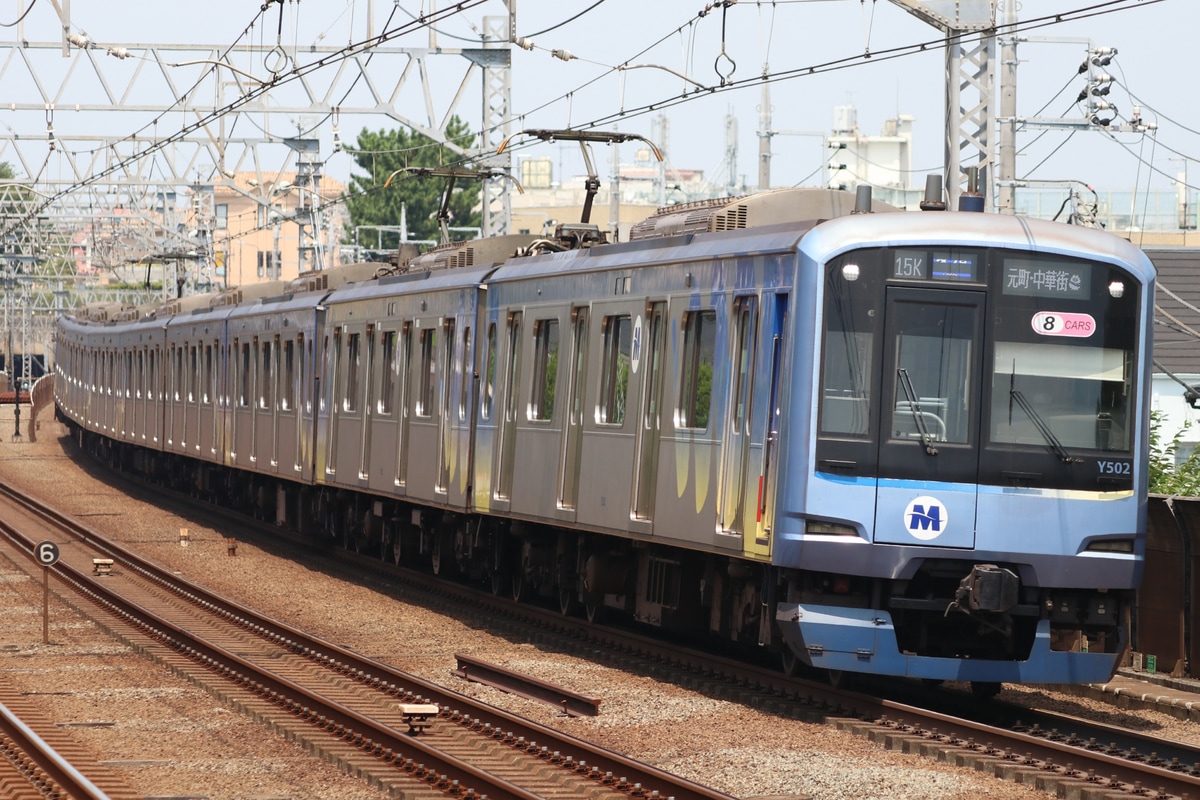 横浜高速鉄道 元住吉検車区 Y500系 Y512F