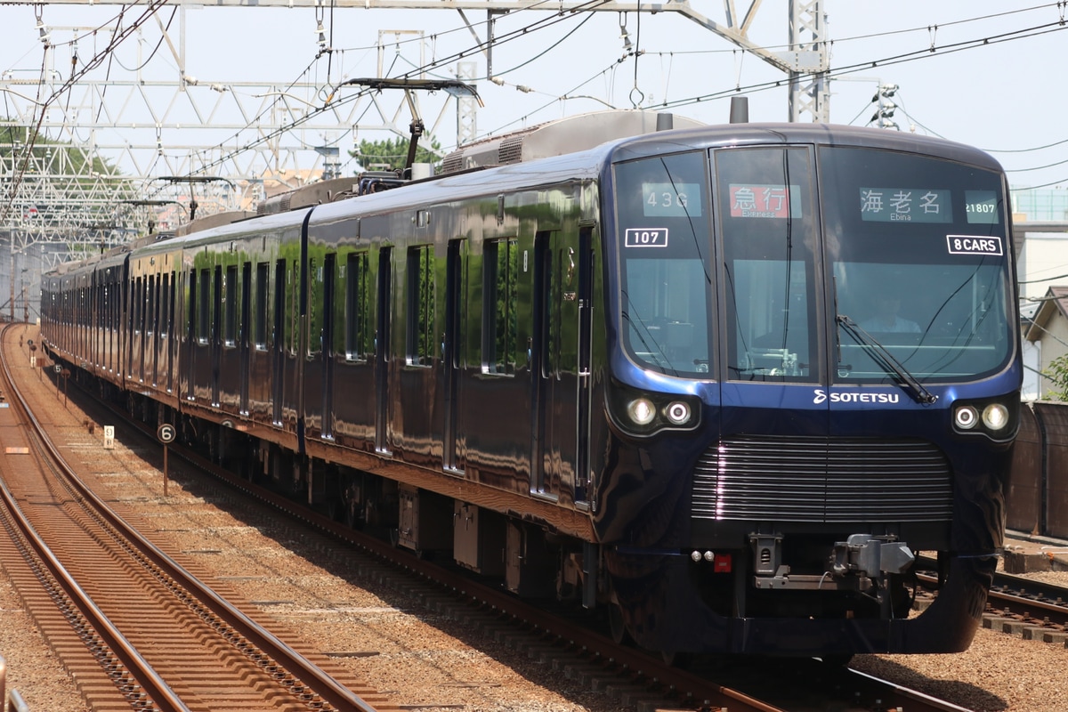 相模鉄道 かしわ台車両センター 21000系 21107F