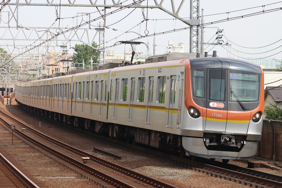 東京メトロ 和光検車区 17000系 17186F