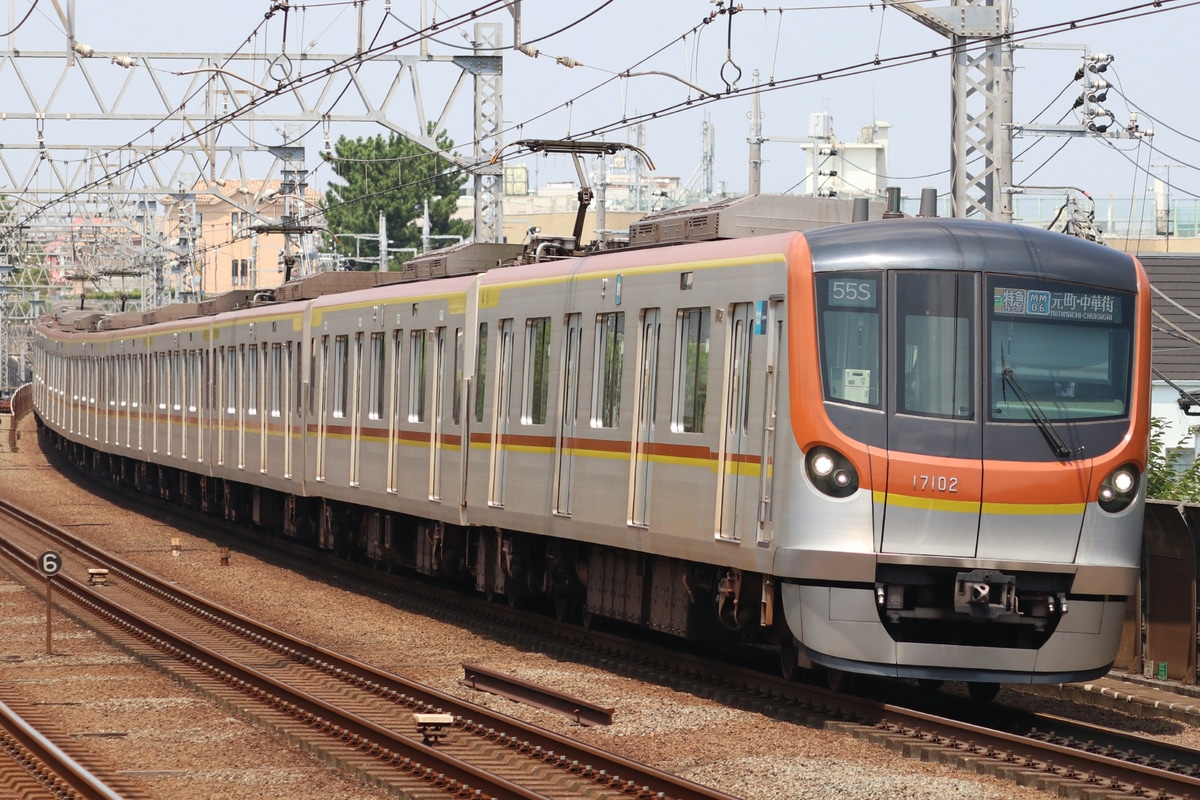 東京メトロ 和光検車区 17000系 17102F