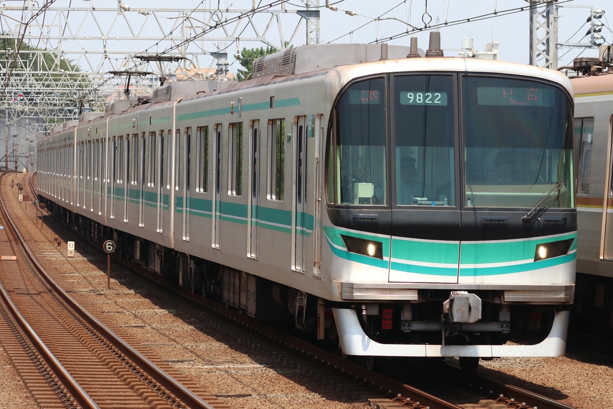 東京メトロ 王子検車区 9000系 9122F