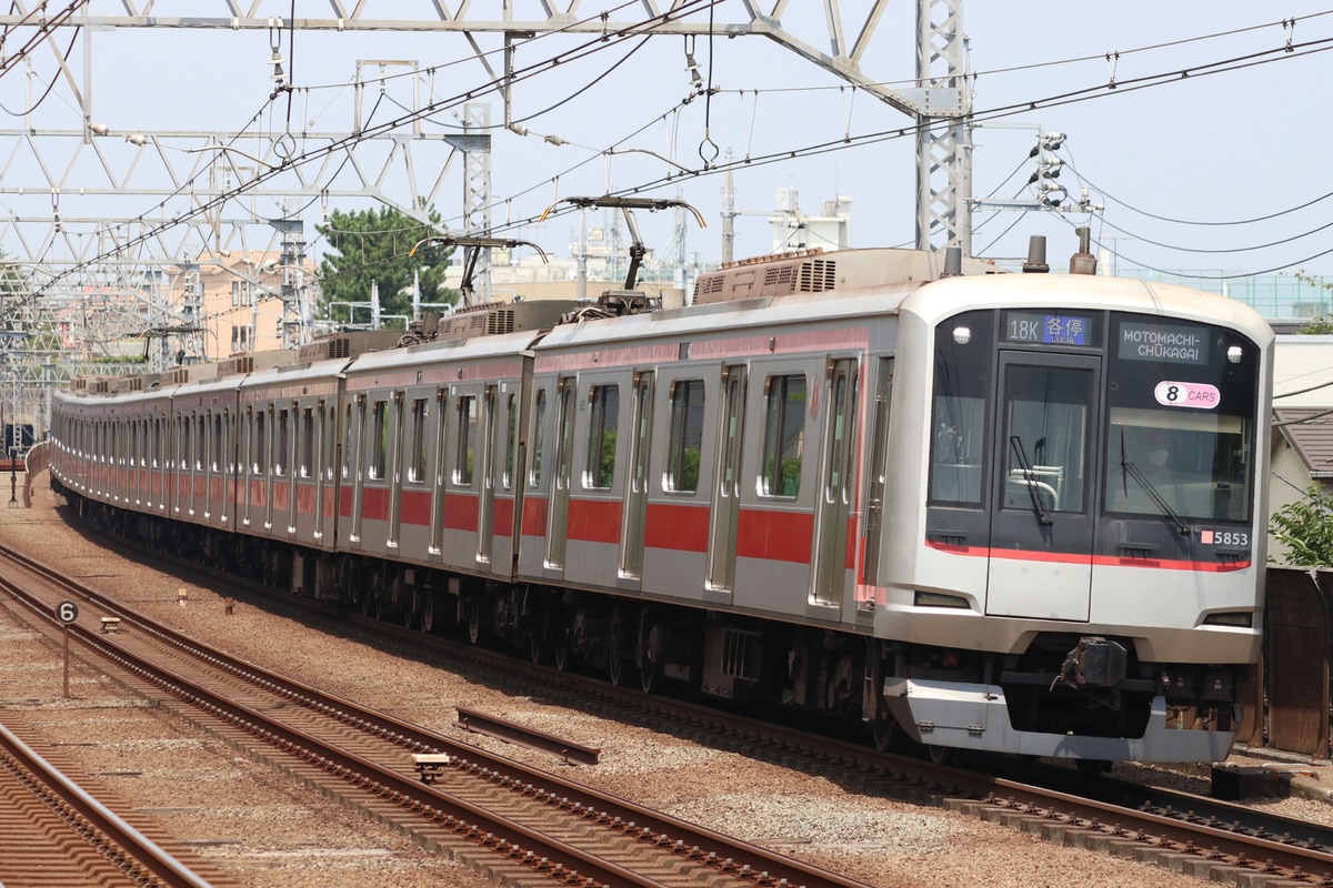 東急電鉄 元住吉検車区 5050系 5153F