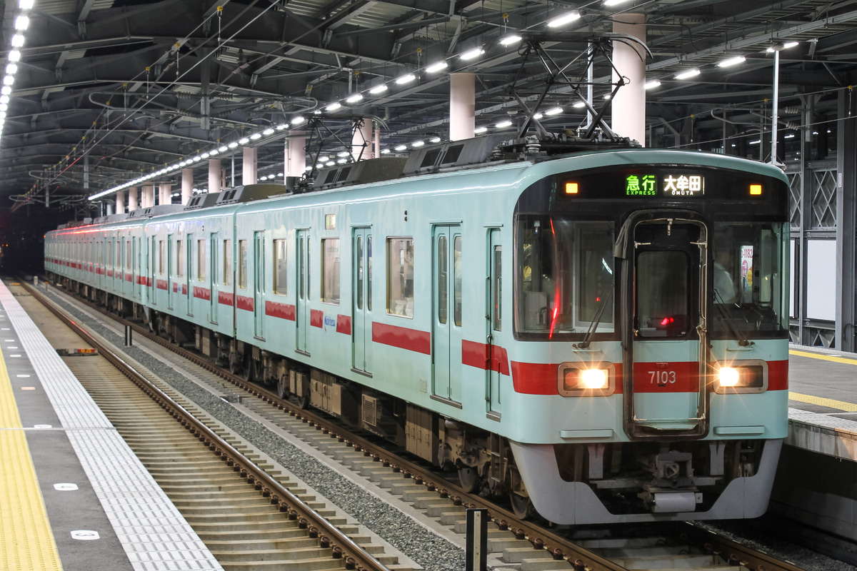 西日本鉄道 筑紫車両基地 7000形 7103F