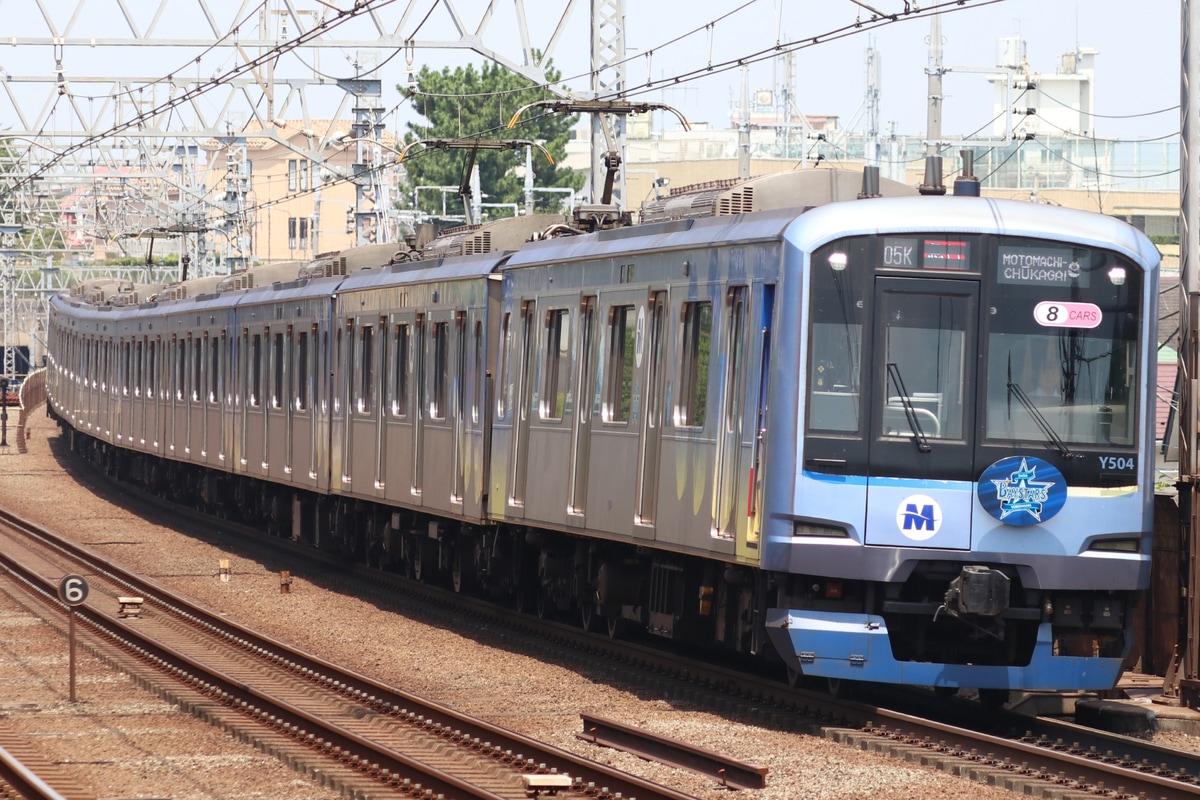 横浜高速鉄道 元住吉検車区 Y500系 Y514F