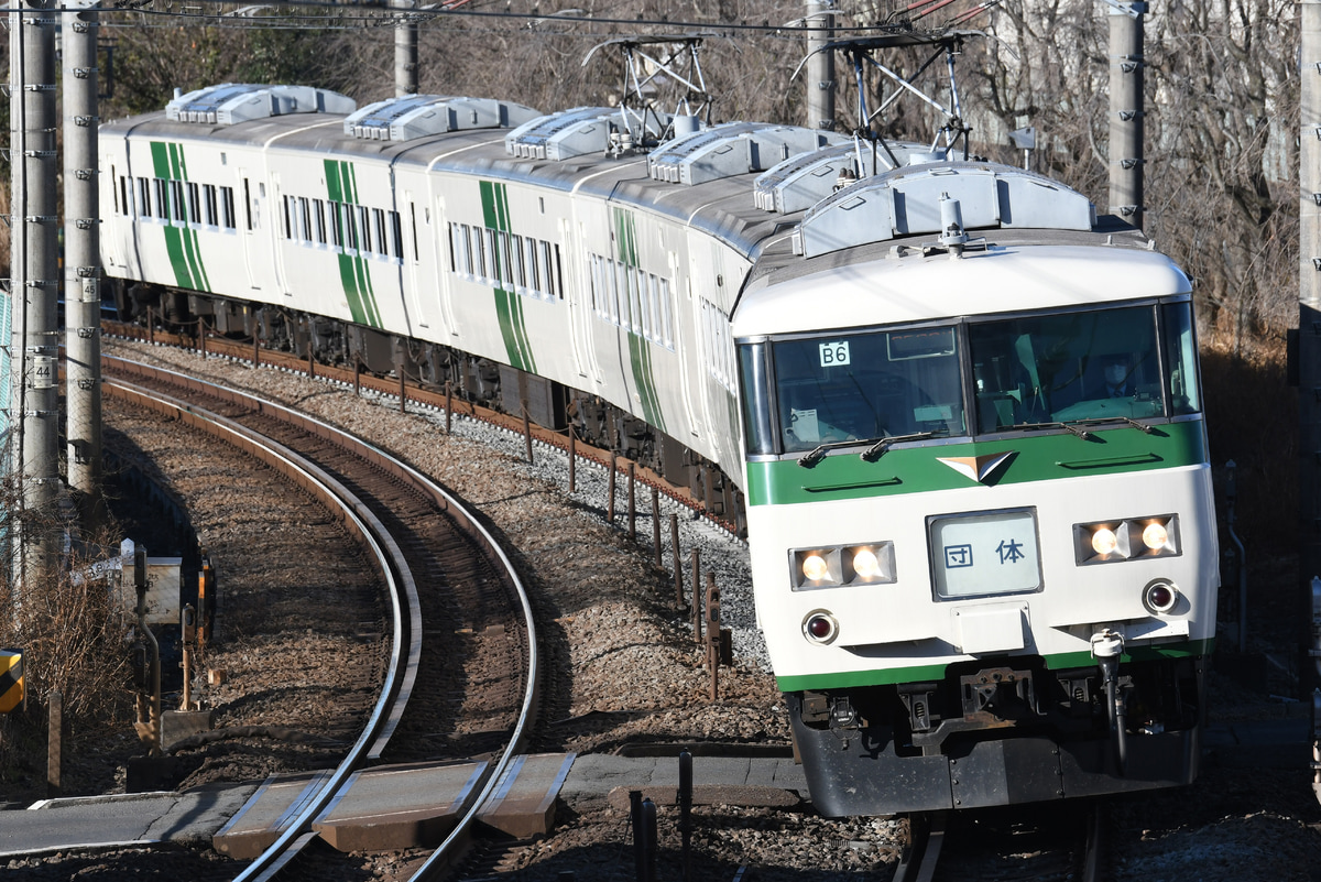 JR東日本 大宮総合車両センター東大宮センター 185系 B6編成