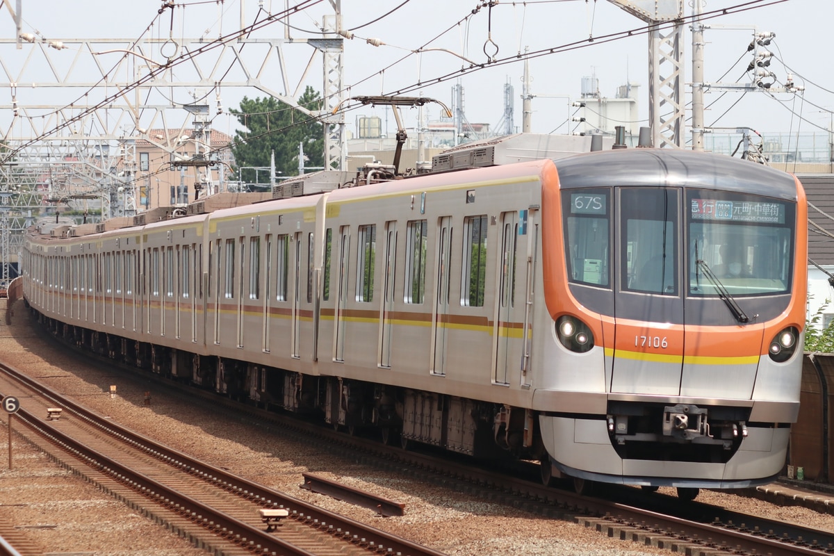 東京メトロ 和光検車区 17000系 17106F