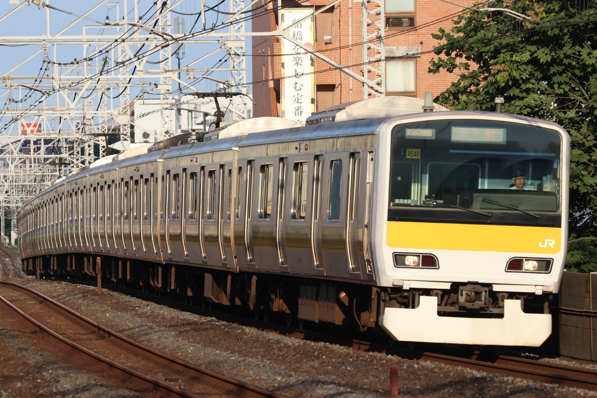 JR東日本 三鷹車両センター E231系 ミツA548編成