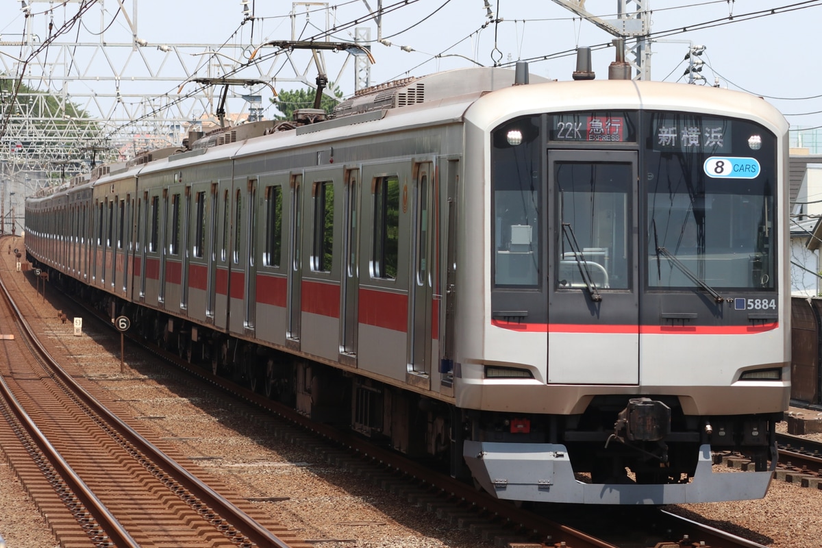 東急電鉄 元住吉検車区 5080系 5184F