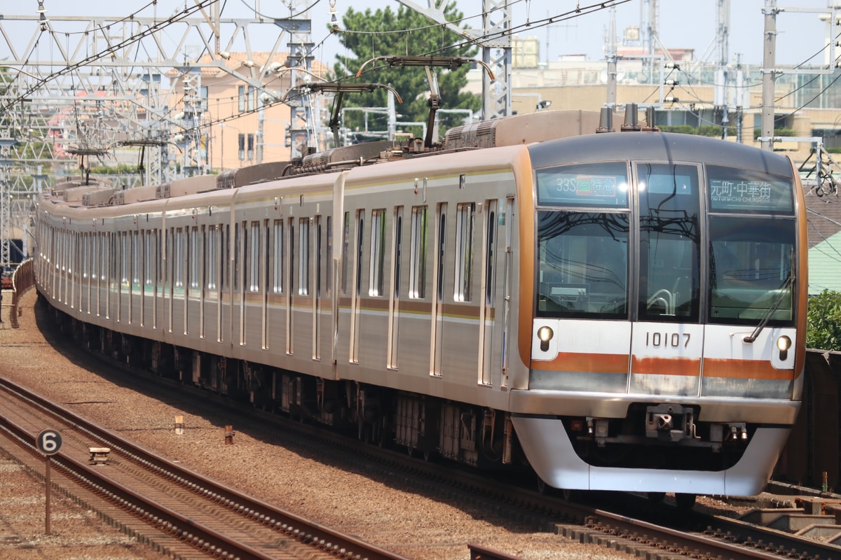 東京メトロ 和光検車区 10000系 10107F