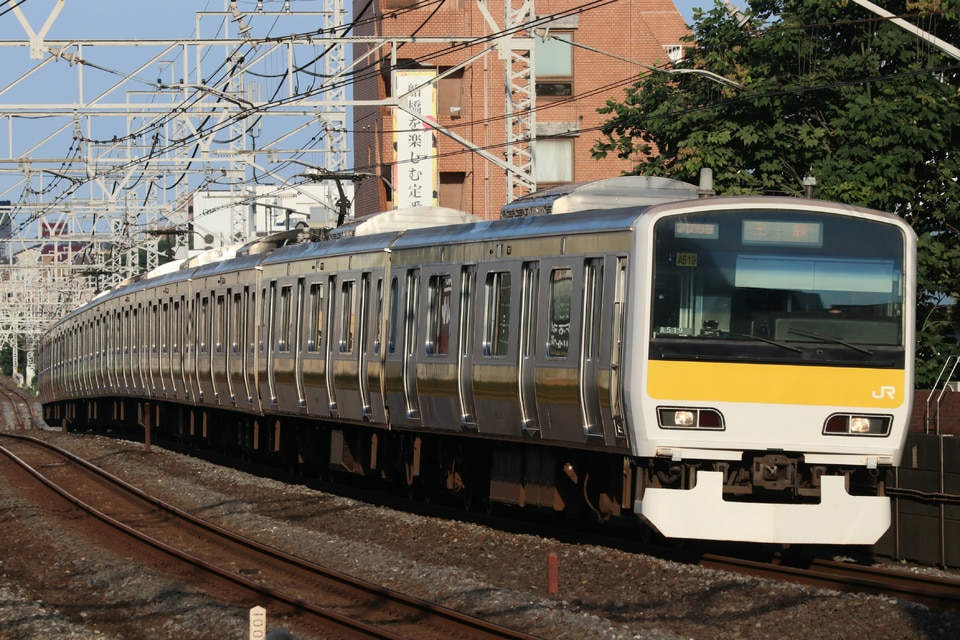 JR東E231系ミツA519編成<br class="br-sp" />(A519編成)(ミツA519)の写真