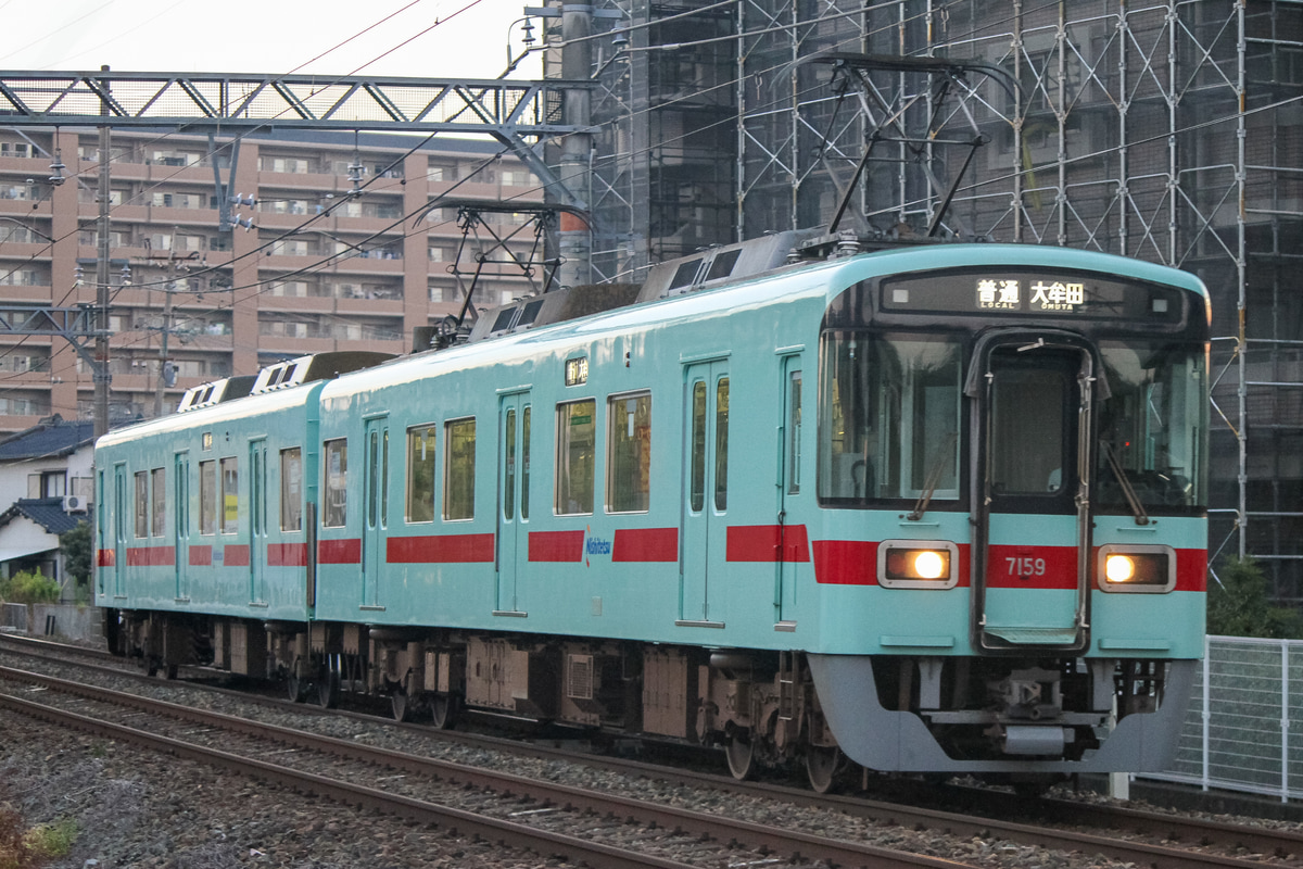 西日本鉄道 筑紫車両基地 7050形 7159F