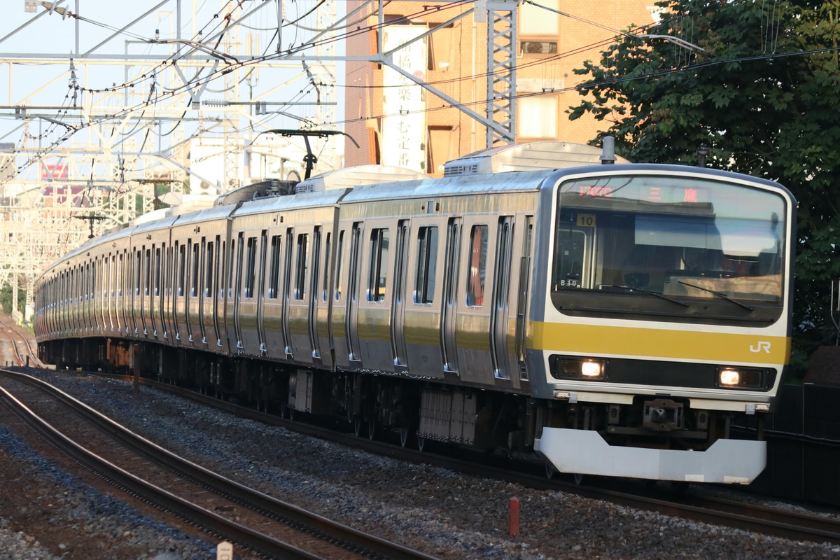 JR東日本 三鷹車両センター E231系 ミツB10編成