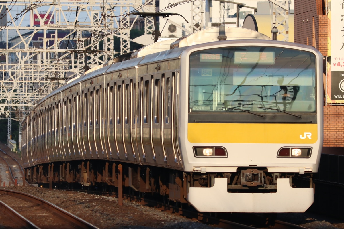 JR東日本 三鷹車両センター E231系 ミツA540編成