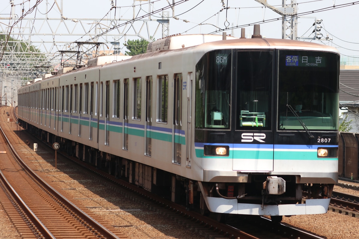 埼玉高速鉄道 浦和美園車両基地 2000系 2107F