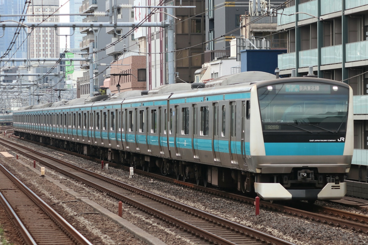 JR東日本 さいたま車両センター E233系 サイ115編成