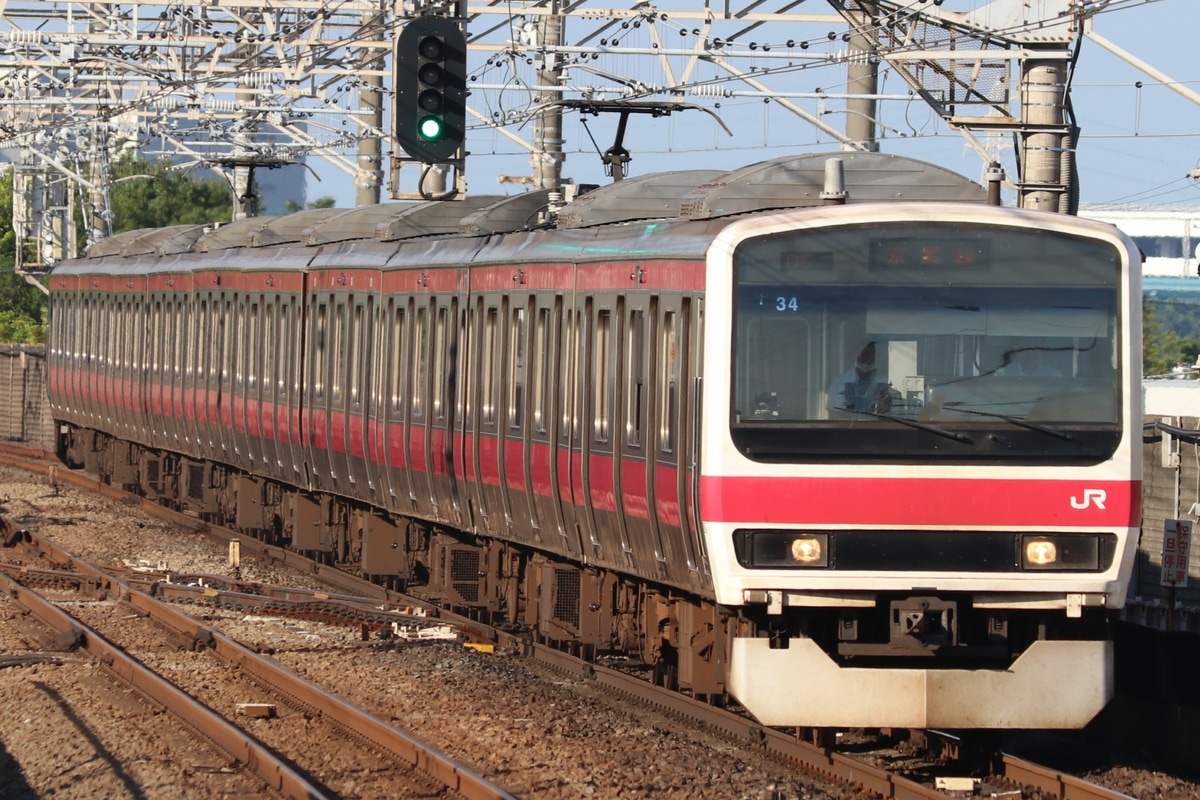 JR東日本 京葉車両センター 209系 ケヨ34編成