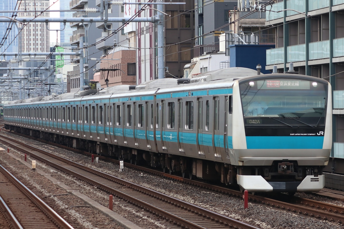 JR東日本 さいたま車両センター E233系 サイ153編成