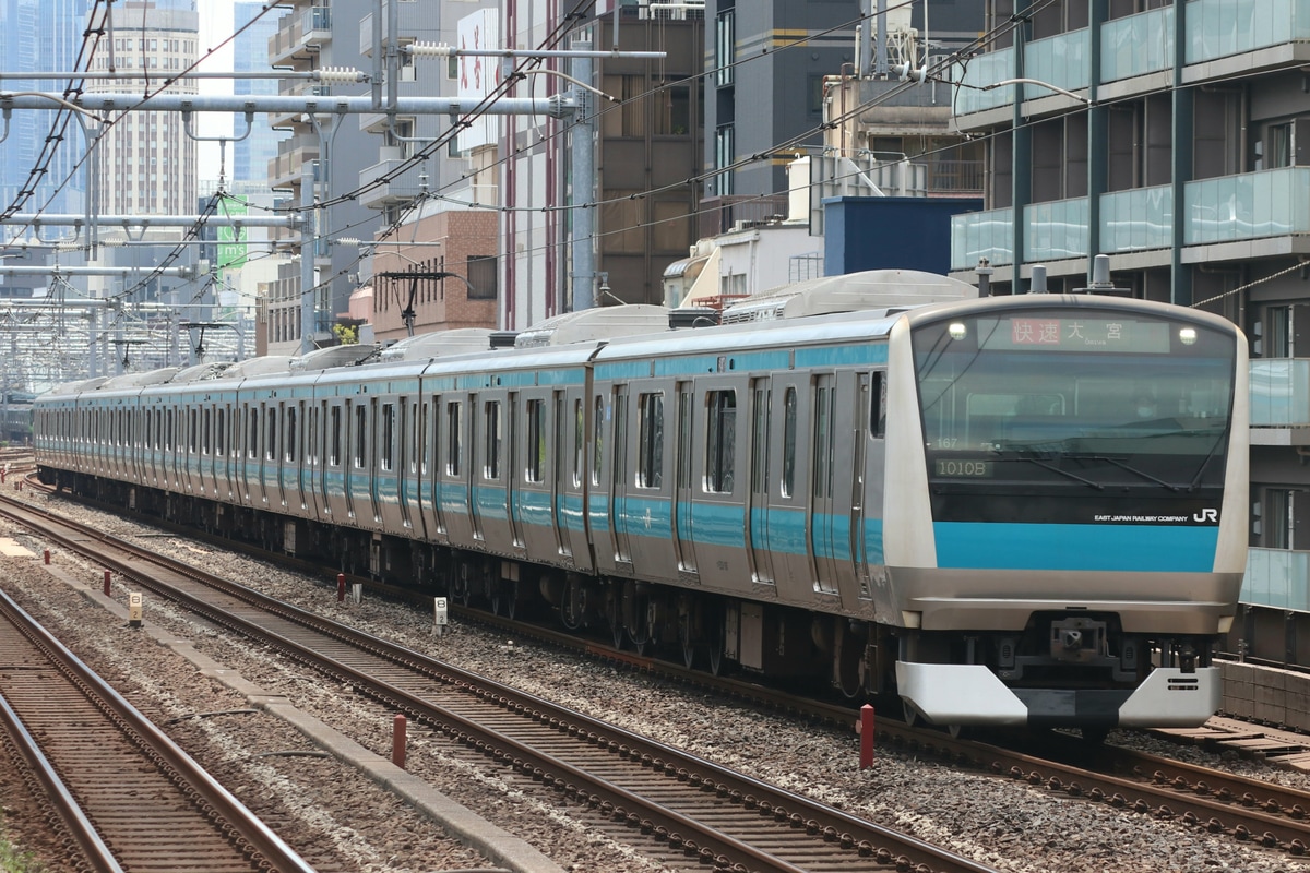 JR東日本 さいたま車両センター E233系 サイ167編成