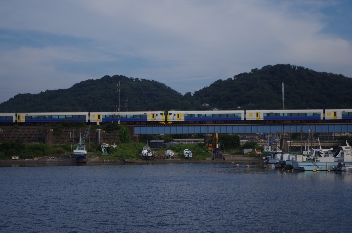 JR東日本 幕張車両センター本区 E257系 マリNB-18編成