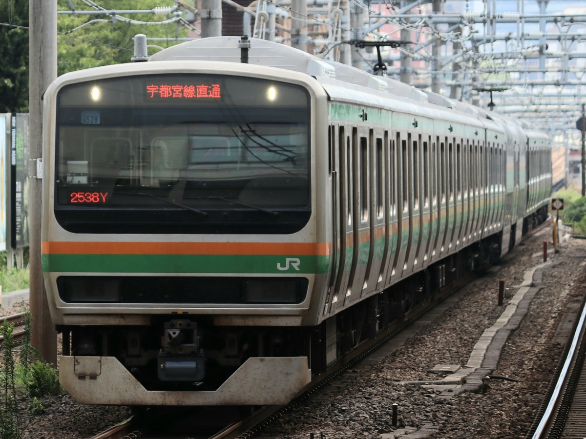 JR東日本 小山車両センター E231系 ヤマU528編成