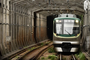 東急電鉄 雪が谷検車区 7000系 7107F