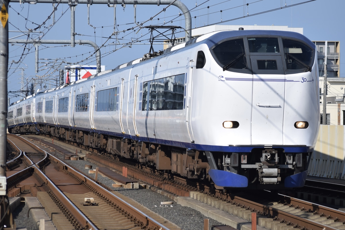 JR西日本 吹田総合車両所日根野支所 281系 HA604編成