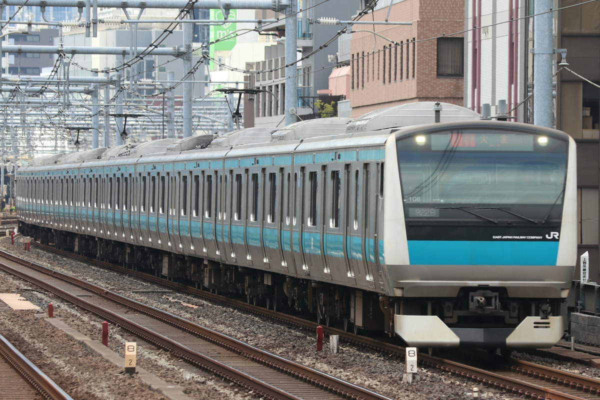 JR東日本 さいたま車両センター E233系 サイ108編成