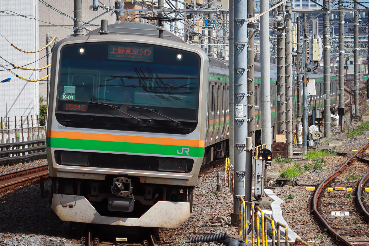 JR東日本 国府津車両センター E231系 コツK-01編成