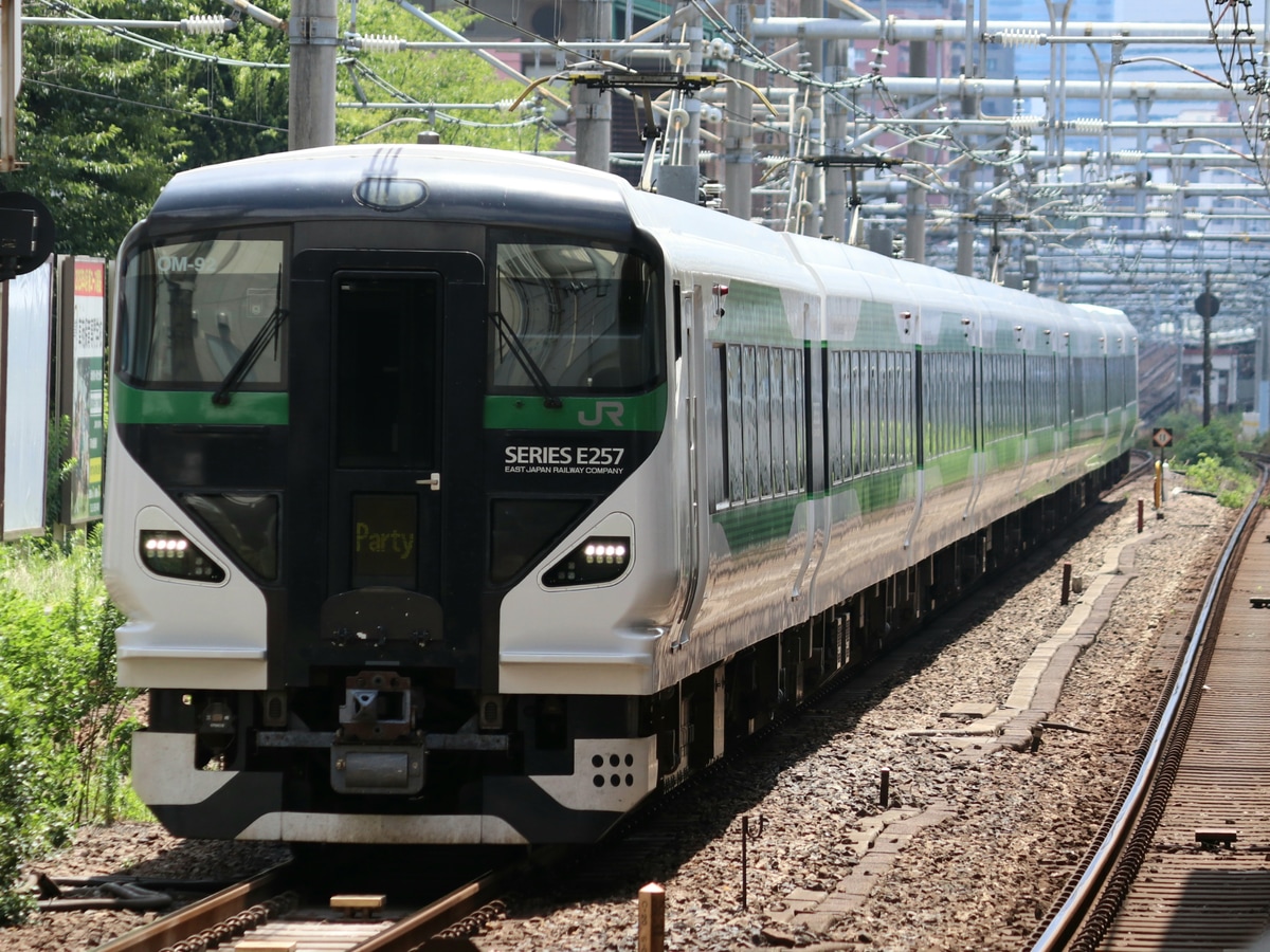 JR東日本 大宮総合車両センター E257系 オオOM-92編成