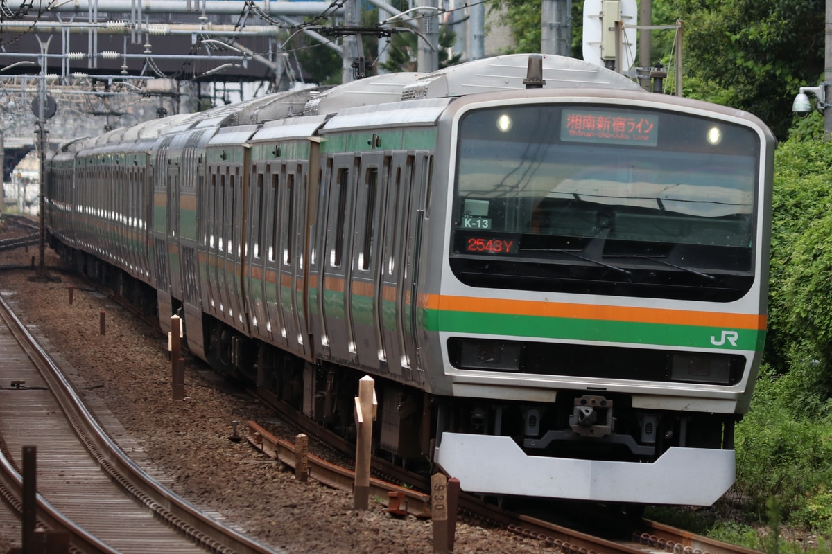 JR東日本 国府津車両センター E231系 コツK-13編成