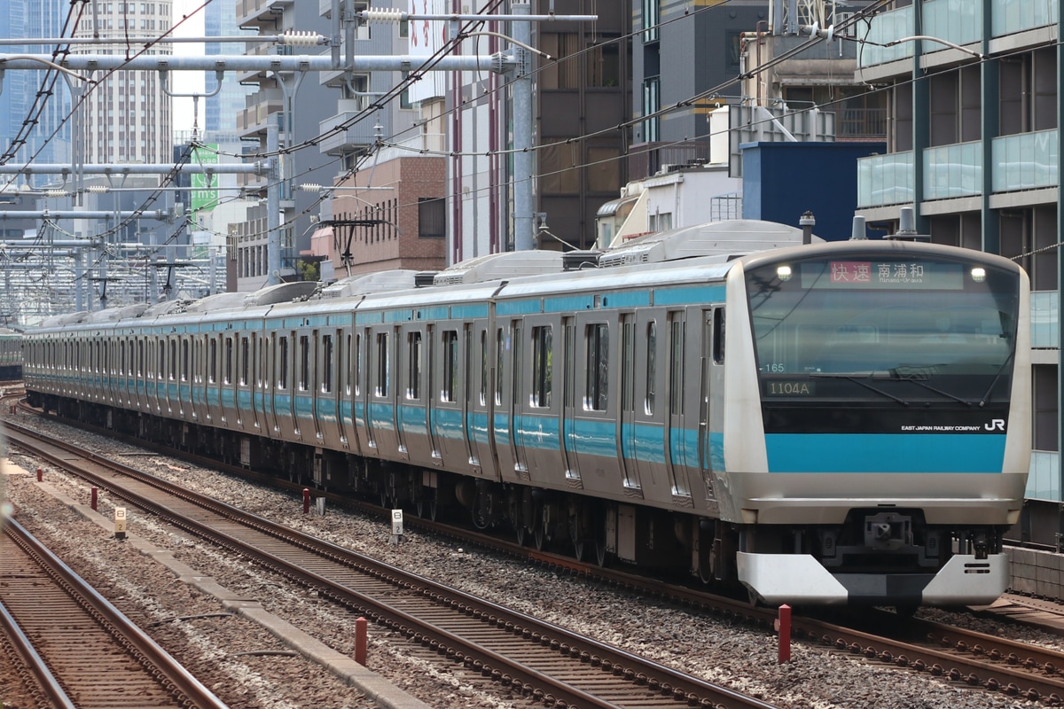 JR東日本 さいたま車両センター E233系 サイ165編成