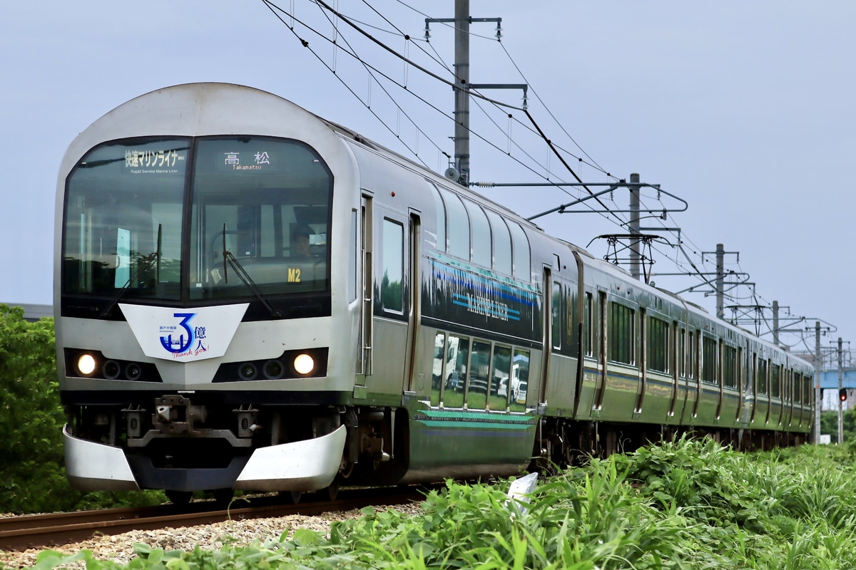 JR四国 高松運転所 5000系 M2編成