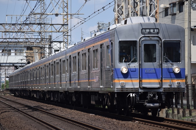 小原田検車区6200系6515Fを浅香山～堺東間で撮影した写真