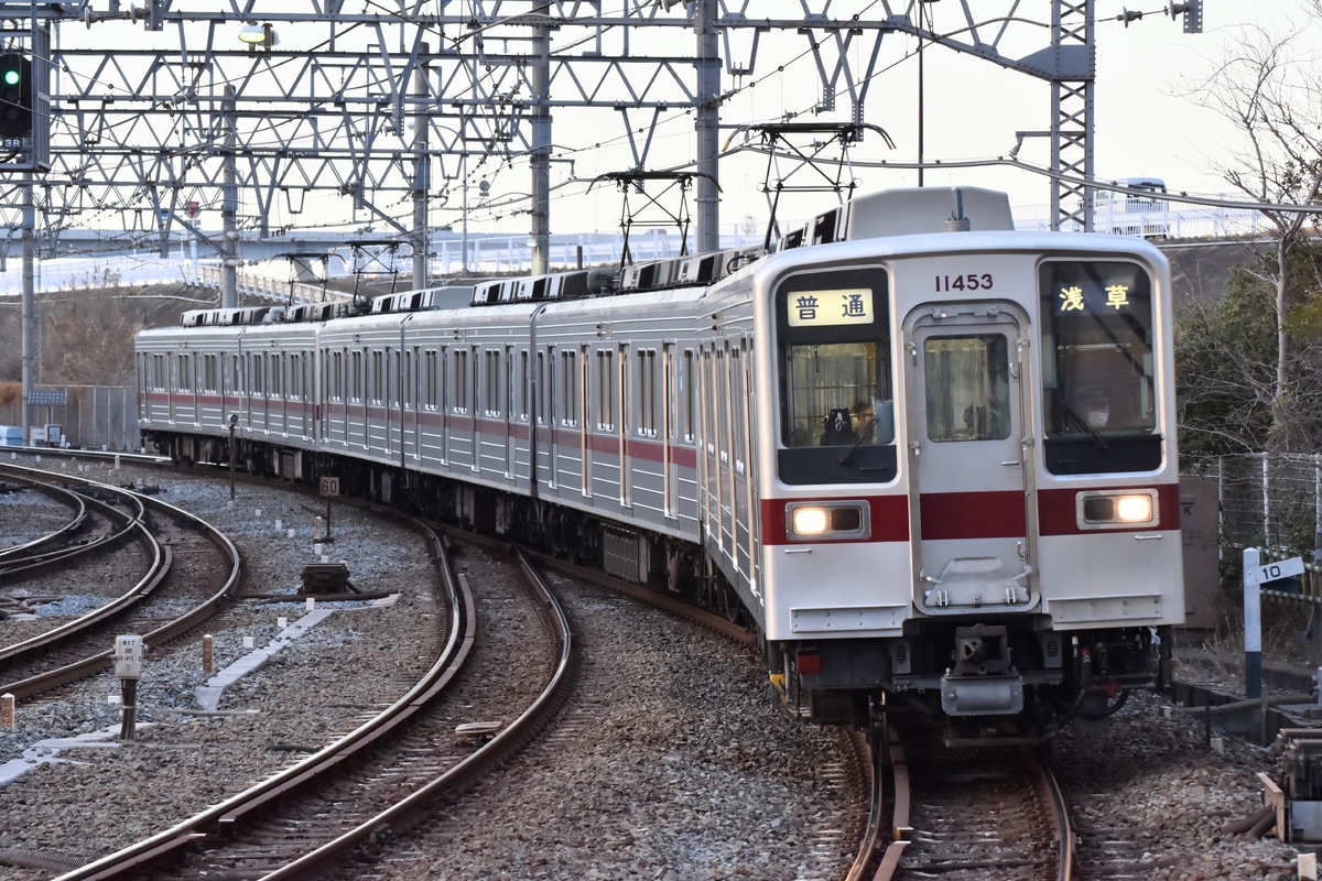 東武鉄道 南栗橋車両管区春日部支所 10030系 11453F