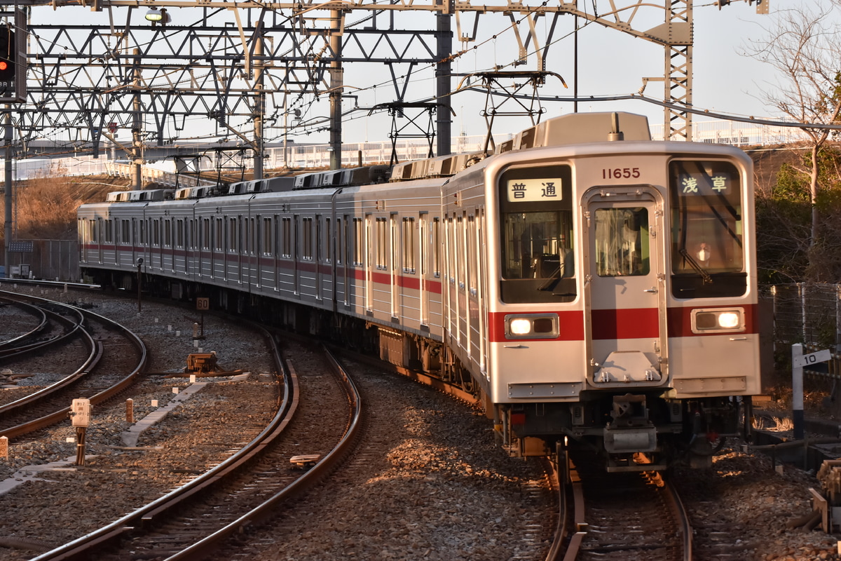 東武鉄道 南栗橋車両管区春日部支所 10030系 11655F