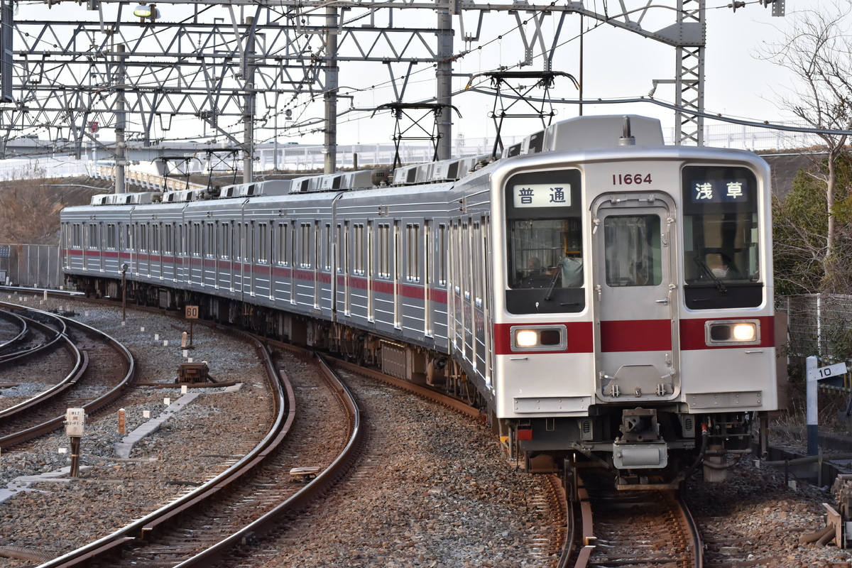 東武鉄道 南栗橋車両管区春日部支所 10030系 11664F