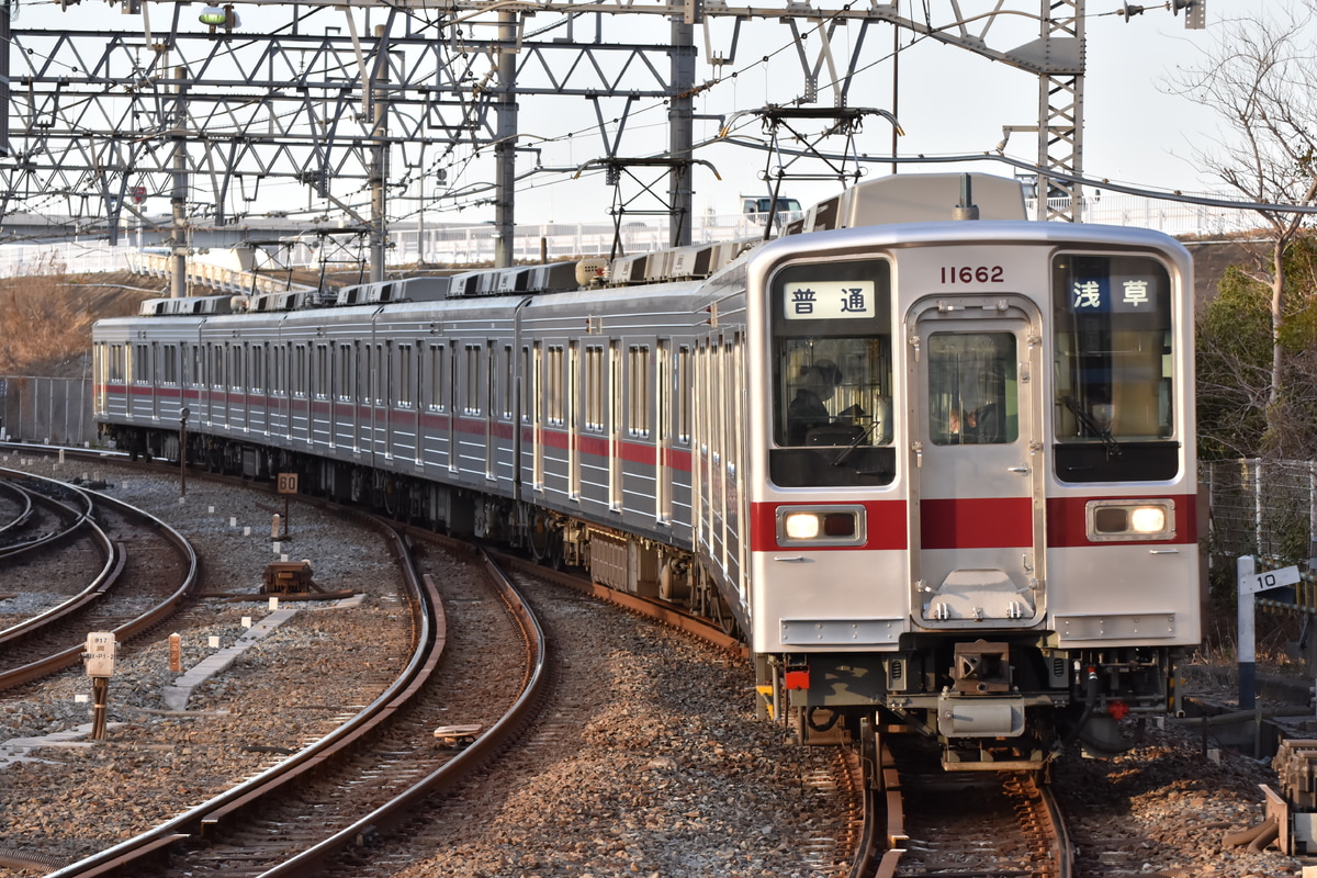 東武鉄道 南栗橋車両管区春日部支所 10030系 11662F