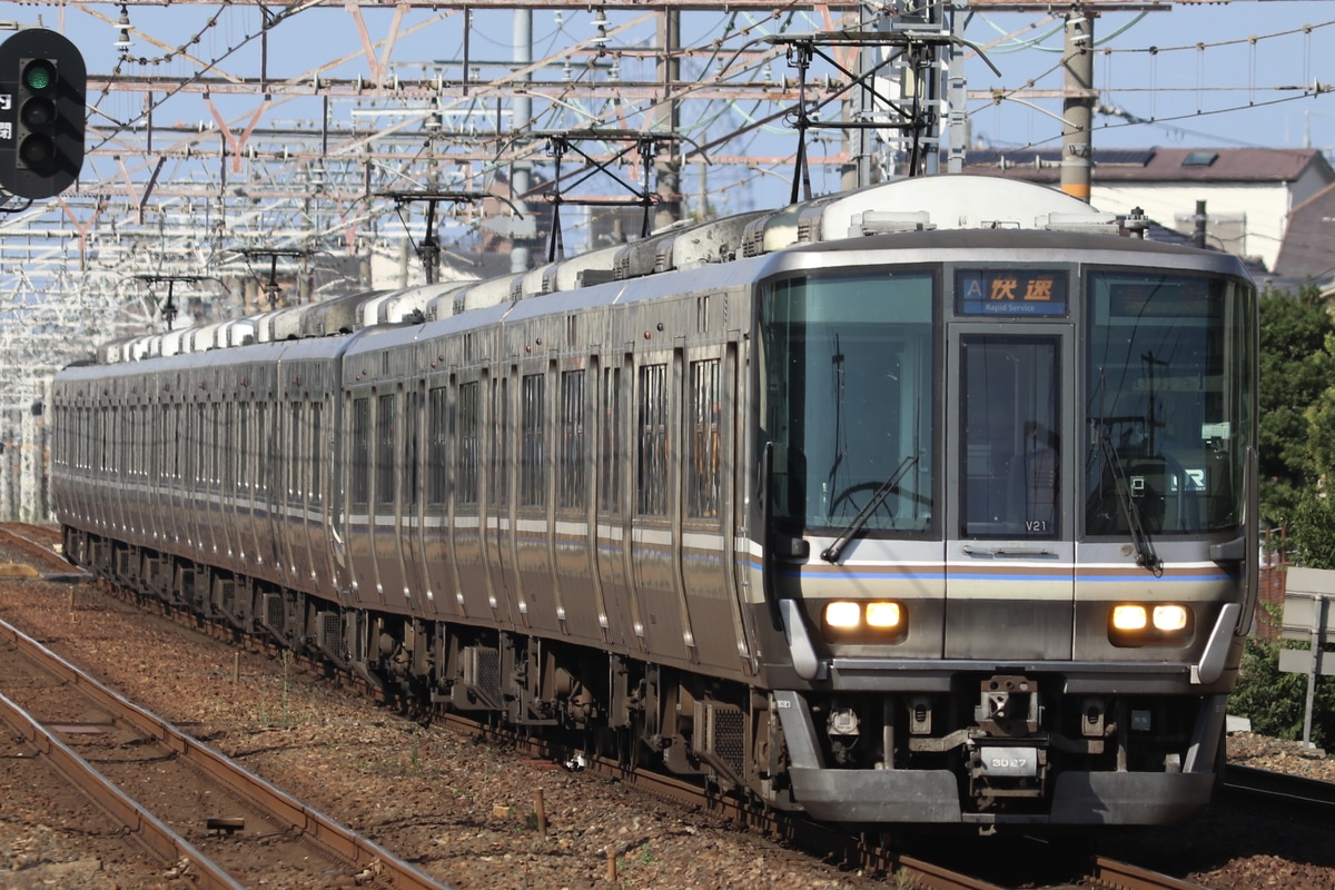 JR西日本 網干総合車両所本所 223系 ホシV21編成