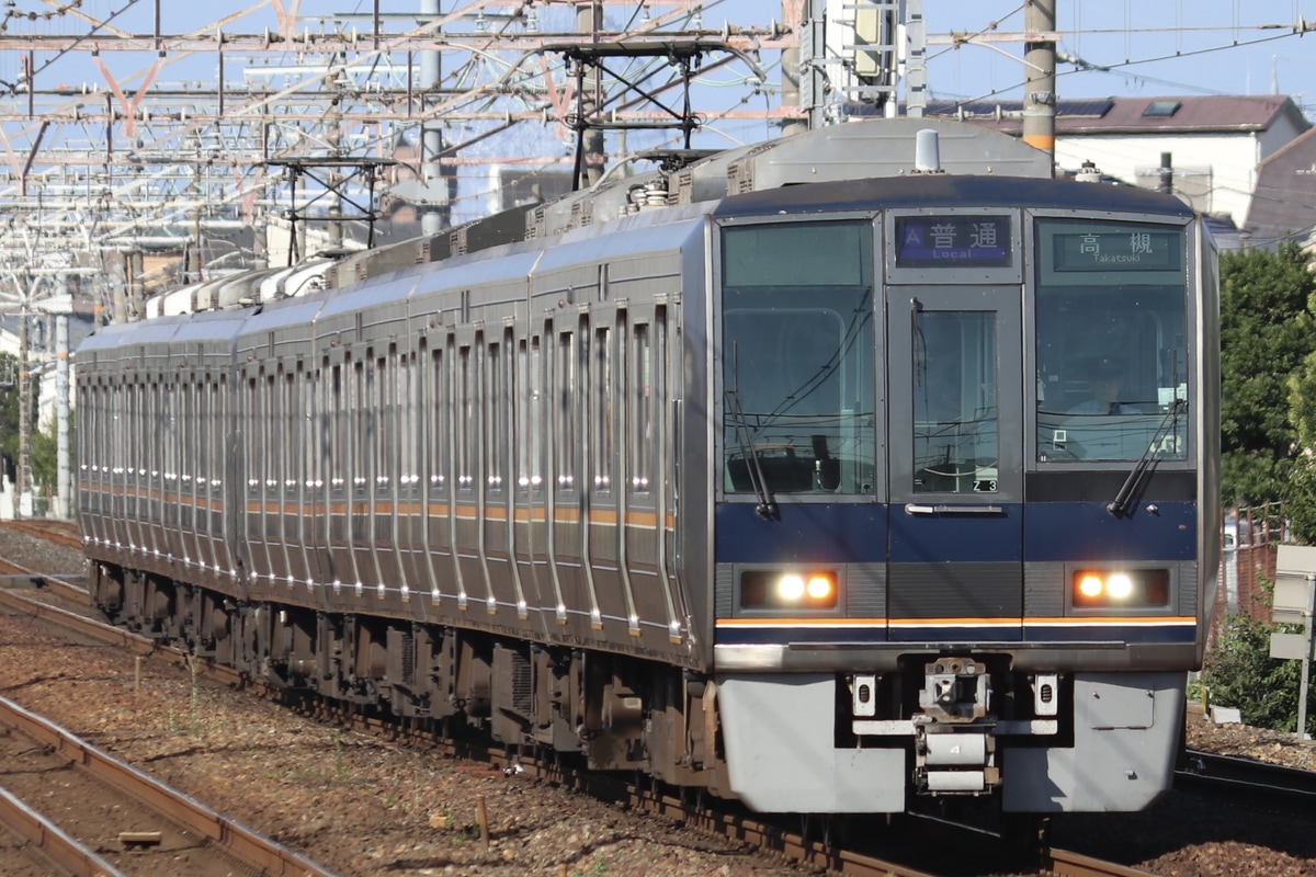 JR西日本 網干総合車両所明石支所 207系 Z3編成