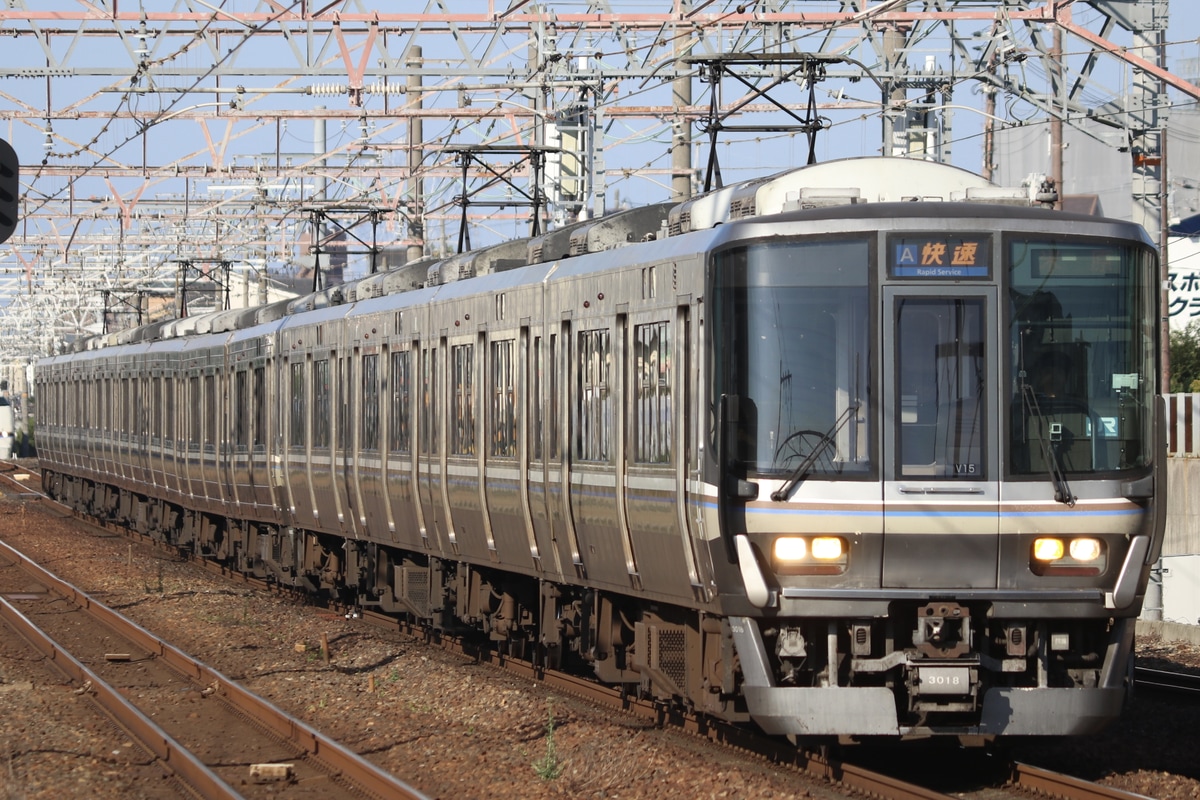 JR西日本 網干総合車両所本所 223系 ホシV15編成