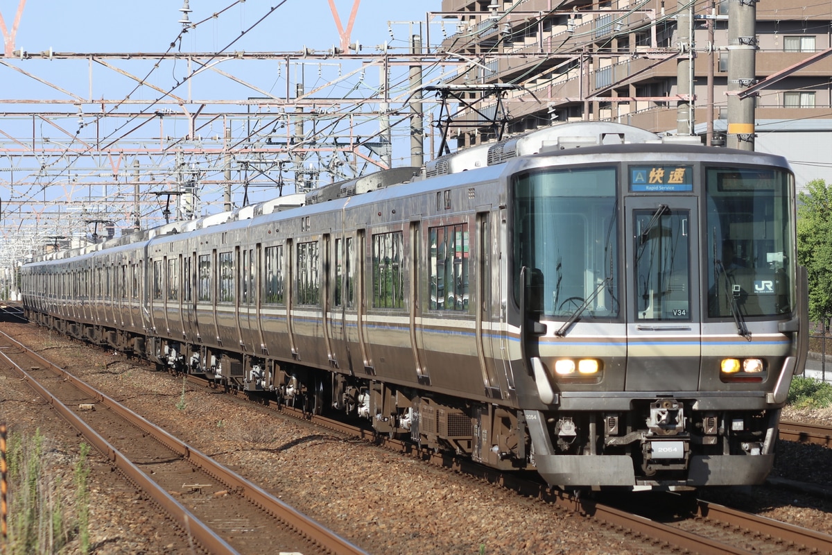 JR西日本 網干総合車両所本所 223系 ホシV34編成