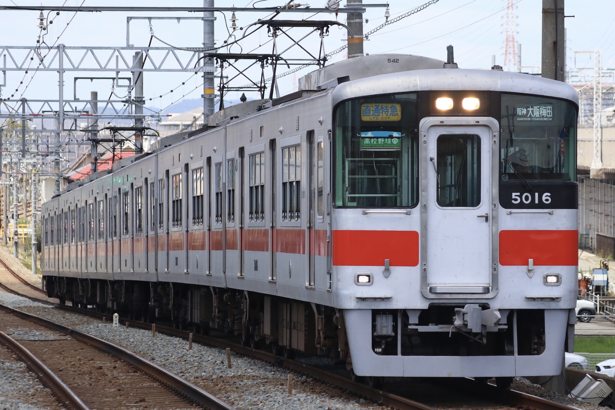 山陽電気鉄道 東二見車両基地 5000系 5016F