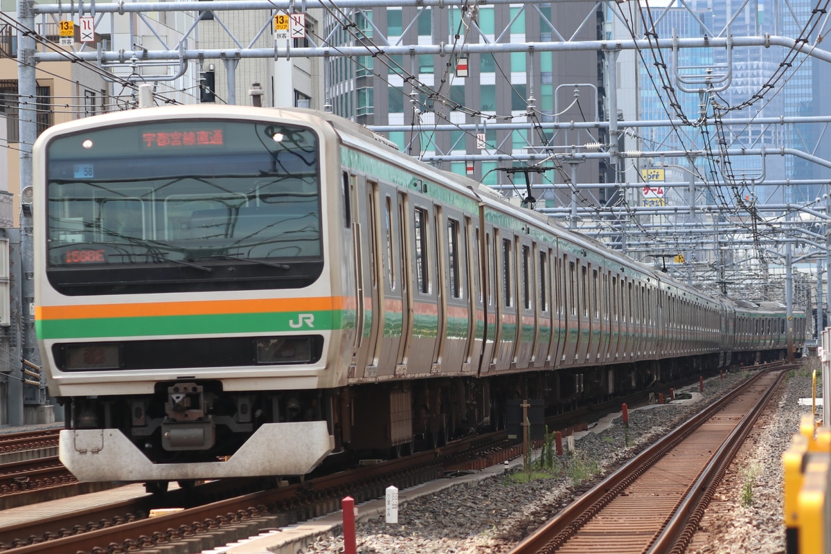 JR東日本 小山車両センター E231系 ヤマU58編成