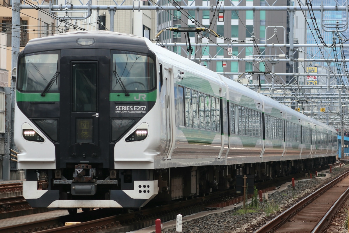 JR東日本 大宮総合車両センター E257系 オオOM-91編成