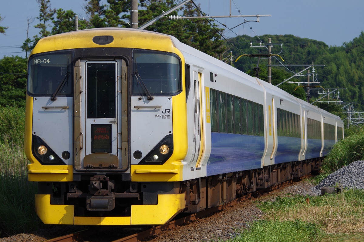 JR東日本 幕張車両センター本区 E257系 マリNB-04編成