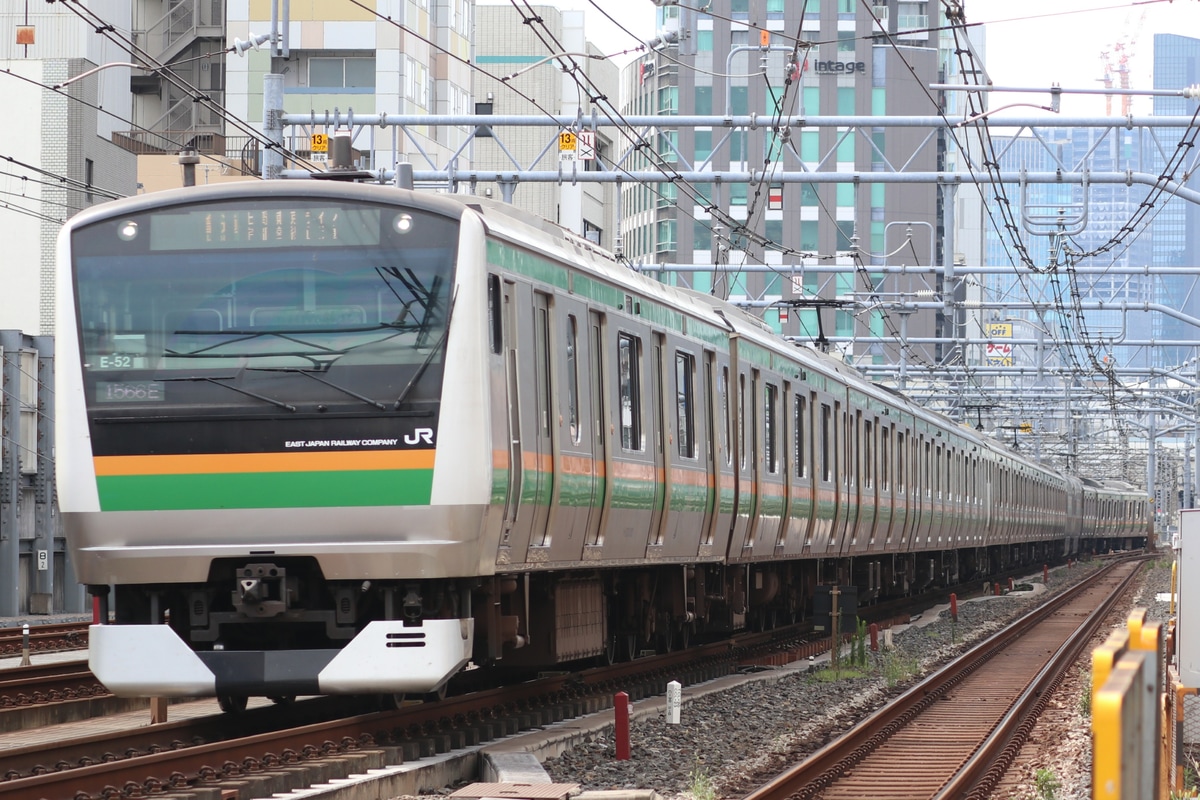 JR東日本 国府津車両センター E233系 コツE-52編成