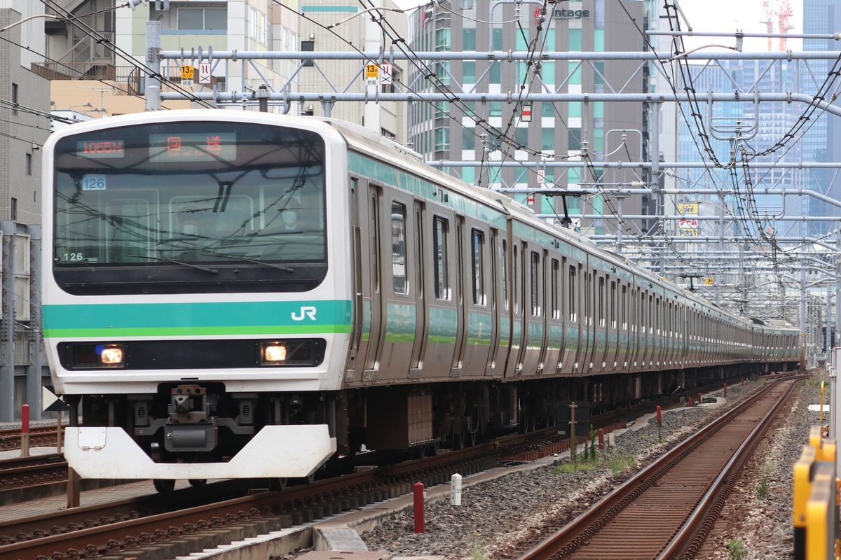 JR東日本 松戸車両センター E231系 マト126編成